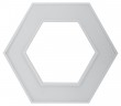 Светильник LED Geometria ЭРА Hexagon SPO-123-W-40K-045 45Вт 4000K 2500Лм IP40 600*80 белый подвесной драйвер внутри