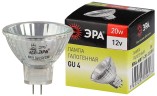 Лампочка галогенная ЭРА GU4-MR11-20W-12V-30CL GU4 20 Вт софит теплый белый свет