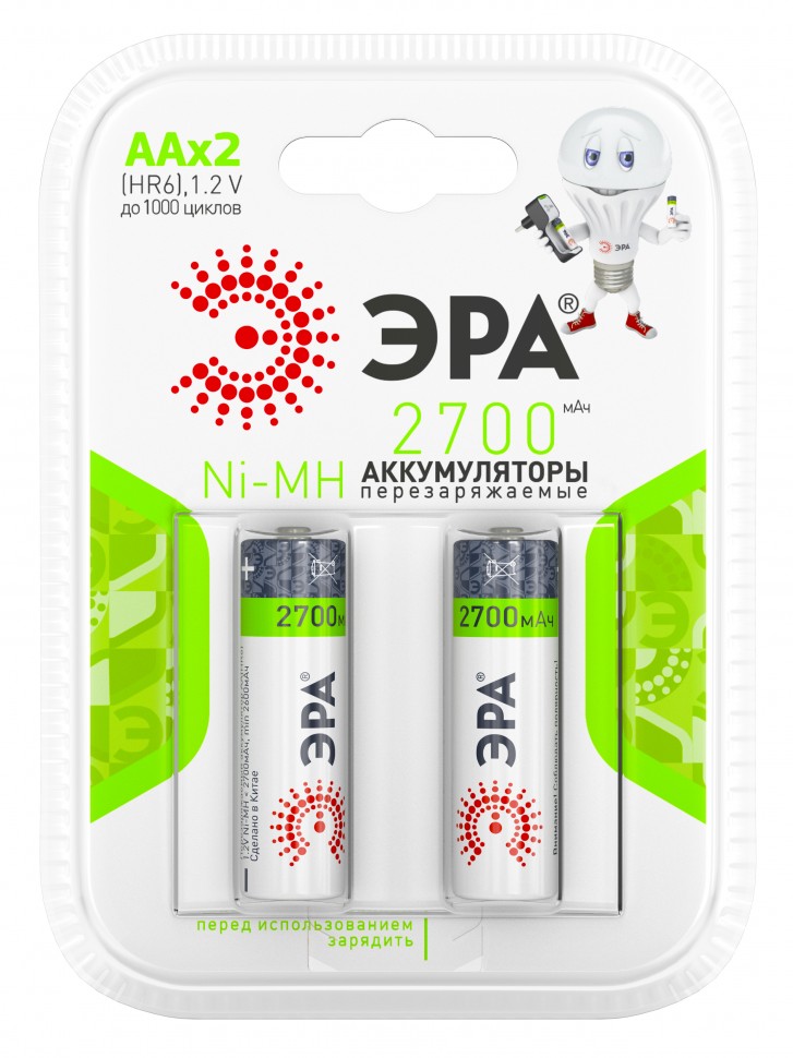 ЭРА HR6-2BL 2700mAh