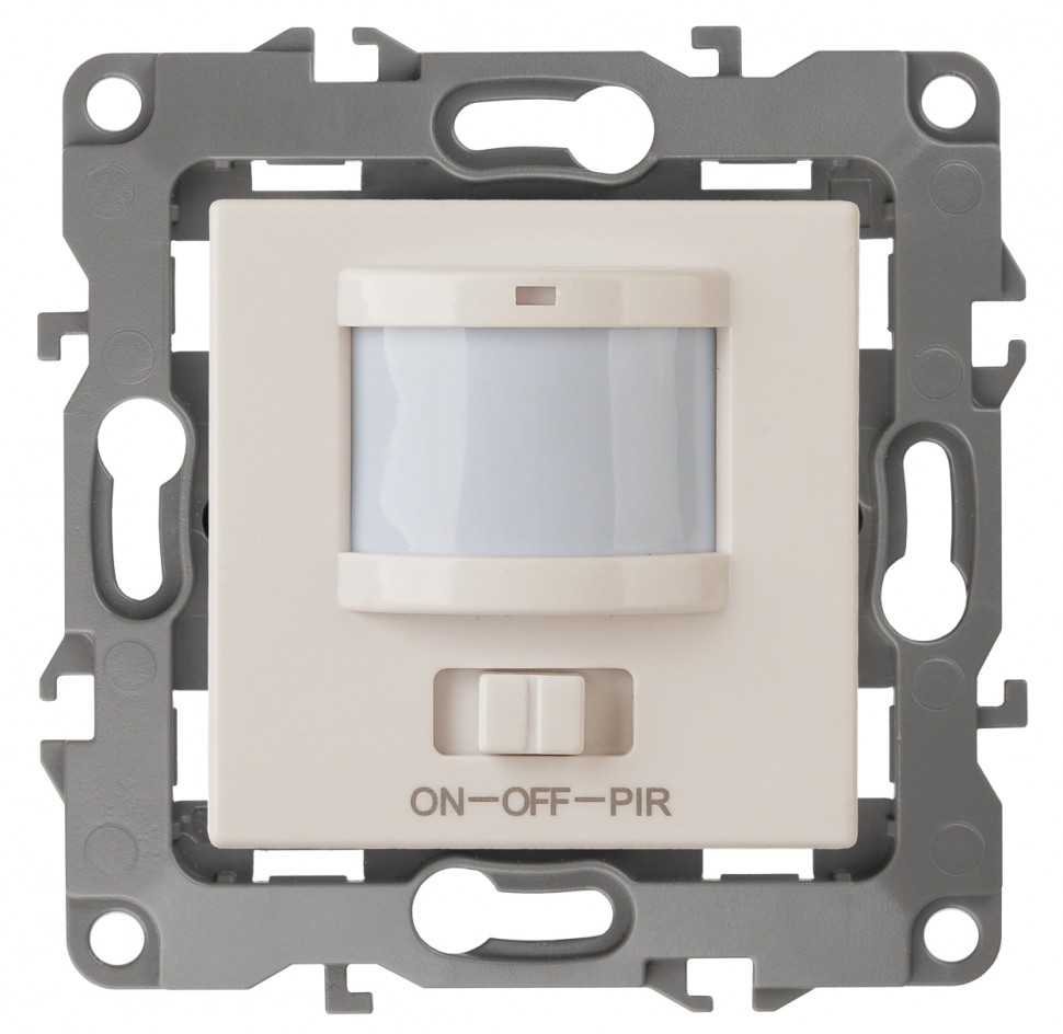 12-4104-02 ЭРА Датчик движения 3-проводной, 180-240В, 400Вт, IP20, Эра12, слоновая кость