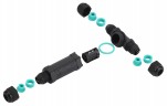 Коннектор ЭРА NO-224-20 кабельный T-образный IP68 3-Pin