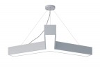 Светильник светодиодный Geometria ЭРА Igrek SPO-143-W-40K-056 56Вт 4000К 3700Лм IP40 900*900*80 белый подвесной