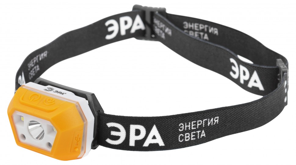 Фонарь налобный светодиодный ЭРА Рабочие Практик GA-810 аккумуляторный 3Вт сенсорный micro-USB