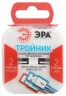 Разветвитель электрический ЭРА SP-2-USB-W на 2 розетки 220V + 2xUSB 2400mA, без заземл 10А (белый)