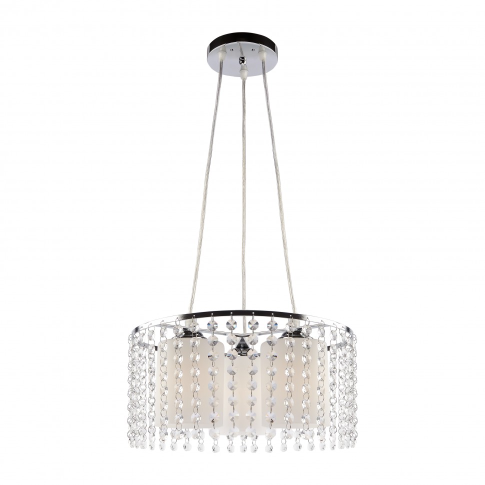 Светильник подвесной (подвес) Rivoli Rosco 3041-203 3 * E27 60 Вт хрусталь модерн