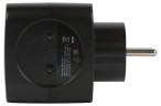 Разветвитель электрический ЭРА SP-2-USB-B на 2 розетки 220V + 2xUSB 2400mA, без заземл 10А (черный)