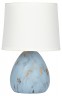Настольная лампа Rivoli Damaris 7048-501 1 * Е14 40 Вт керамика серая с золотом с абажуром
