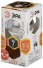 Лампочка светодиодная ЭРА LED P45-7W-827-E14-Clear E14 / Е14 7Вт шар теплый белый свет