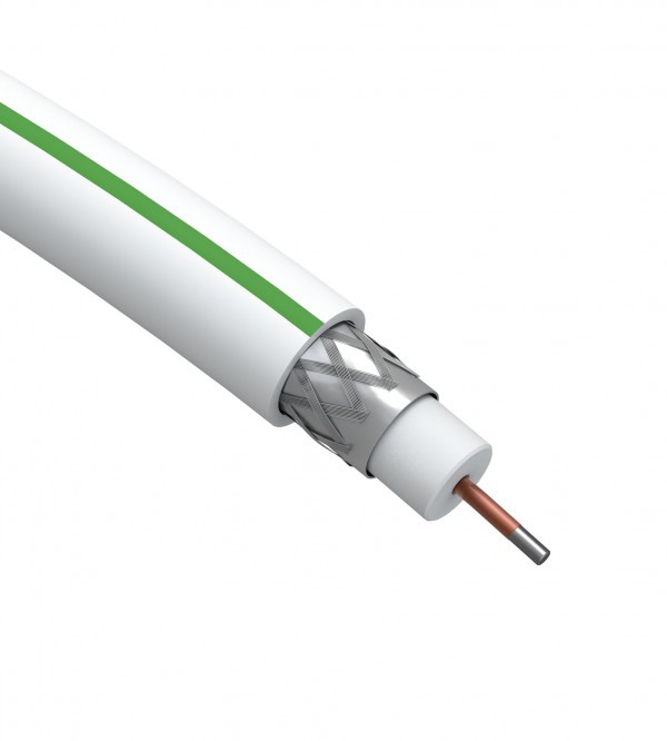 ЭРА Кабель коаксиальный SAT 703 B,75 Ом, CCS/(оплётка Al, 75%), PVC,цвет белый, бухта 20 м, SIMPLE