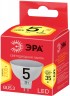 Лампочка светодиодная ЭРА RED LINE ECO LED MR16-5W-827-GU5.3 GU5.3 5Вт софит теплый белый свет