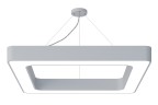 Светильник светодиодный Geometria ЭРА Quadro SPO-162-W-40K-070 70Вт 4000К 4200Лм IP40 800*800*80 белый подвесной