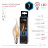 Лампочка светодиодная ЭРА F-LED BXS-7W-840-E14 gold Е14 / Е14 7Вт филамент свеча на ветру золотистая нейтральный свет