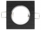 KL57 SL/BK Светильник ЭРА литой алюминевый MR16,12V/220V, 50W серебро/черный
