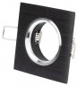 KL57 SL/BK Светильник ЭРА литой алюминевый MR16,12V/220V, 50W серебро/черный
