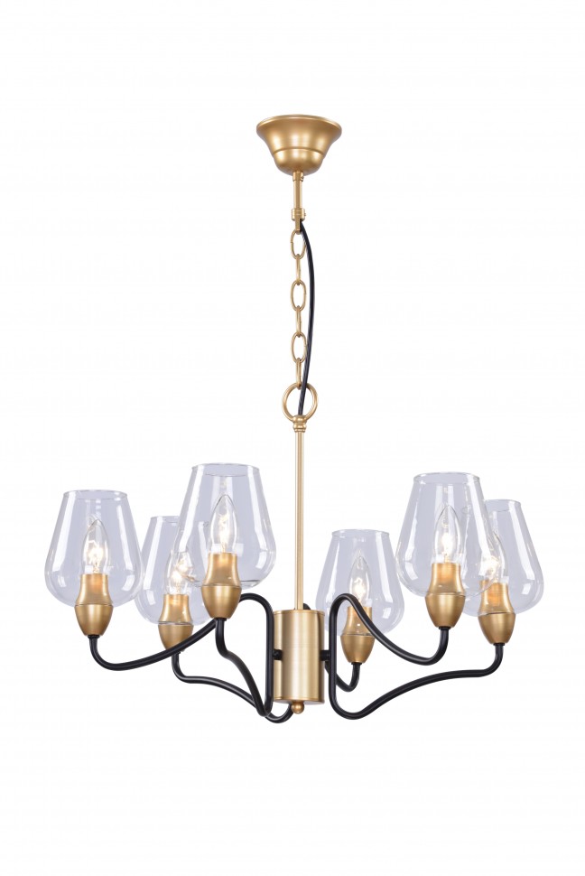 Люстра Rivoli Fresco 5045-206 6 * E14 40 Вт лофт - кантри