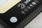 ЭРА Прожектор светодиодный уличный на солн. бат. 100W, 1200 lm, 5000K, с датч. движения, ПДУ, IP65 (