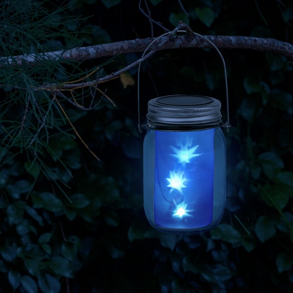 SL-GL14-JAR-3 ЭРА Садовый светильник на солнечной батарее, стекло, металл, прозрачный, 13,5 см