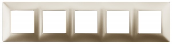 14-5005-04 ЭРА Рамка на 5 постов, Эра Elegance, шампань