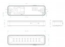 Аварийный светильник светодиодный ЭРА DBA-105-0-20 постоянный/непостоянный 30LED 5ч IP20