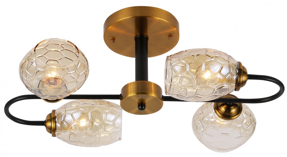 Люстра Rivoli Moonless 3126-304 4 х Е14 40 Вт модерн