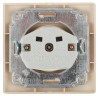 1-201-11 Intro Розетка 2P, 16А-250В, IP20, СУ, Plano, сосна