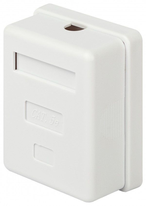 Компьютерная розетка ЭРА RJ-45 категория 5е неэкранированная 1-порт упаковка 40 штук