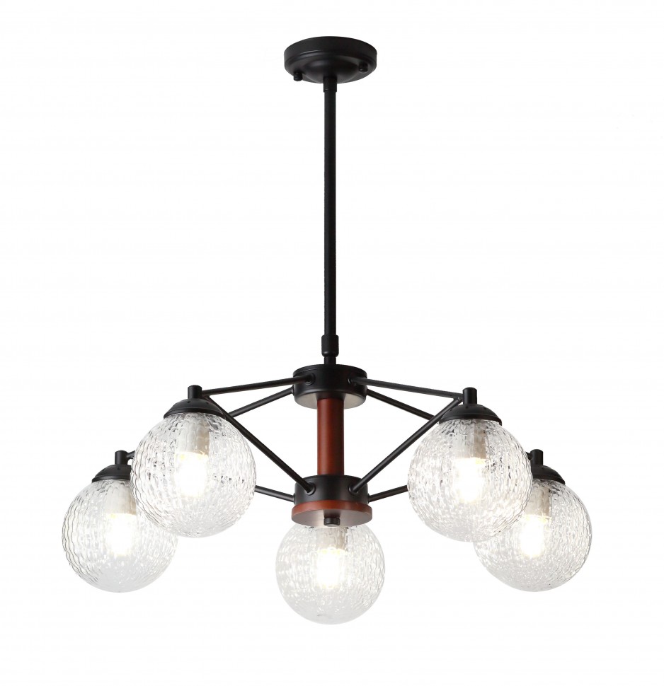Люстра Rivoli Valery 5016-205 5 x E27 60 Вт лофт - кантри