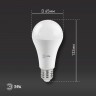 Лампочка светодиодная ЭРА RED LINE LED A65-25W-827-E27 R Е27 / E27 25 Вт груша теплый белый свет
