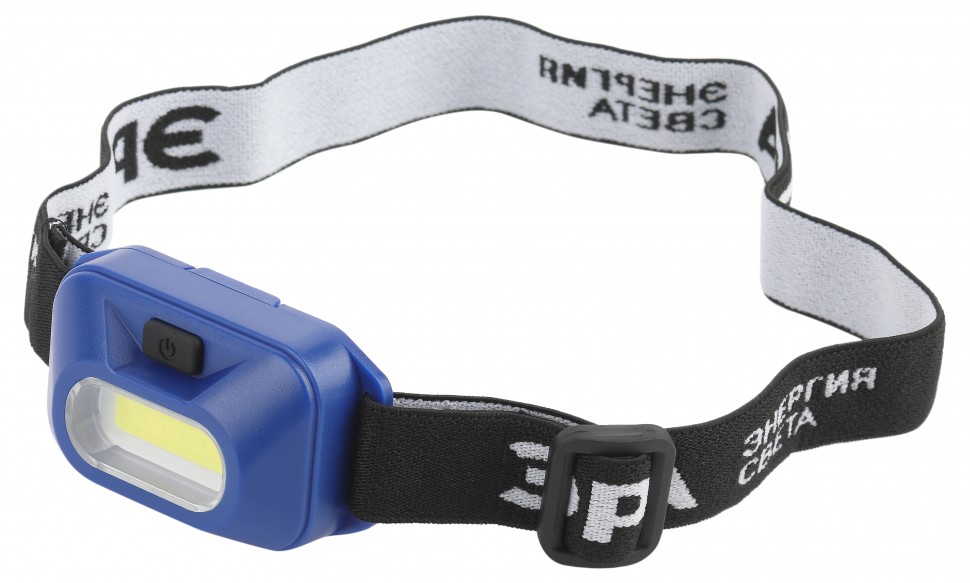 Фонарь налобный светодиодный ЭРА GB-707 на батарейках 3 режима 3 Вт COB 3хААА Атлант