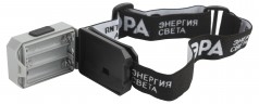 Фонарь налобный светодиодный ЭРА GB-708 Шторм, на батарейках, 4 режима, 5 Вт, СОВ, 3хААА