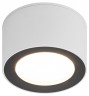 Светильник настенно-потолочный спот ЭРА OL28 WH/BK GX53, черно-белый, IP44