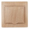 1-203-11 Intro Розетка 2P+E Schuko с крышкой, 16А-250В, IP20, СУ, Plano, сосна