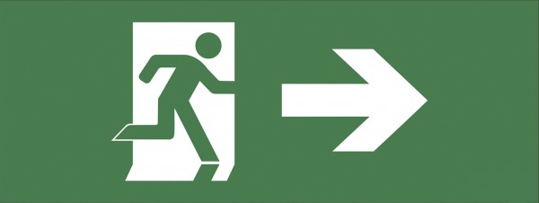 Самоклеящаяся этикетка ЭРА INFO-SSA-102 350х130мм Фигура/стрелка вправо SSA-101