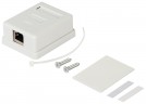 Компьютерная розетка ЭРА RJ-45 категория 5е экранированная 1-порт упаковка 40 шт.
