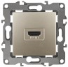 12-3114-04 ЭРА Розетка HDMI, IP20, Эра12, шампань