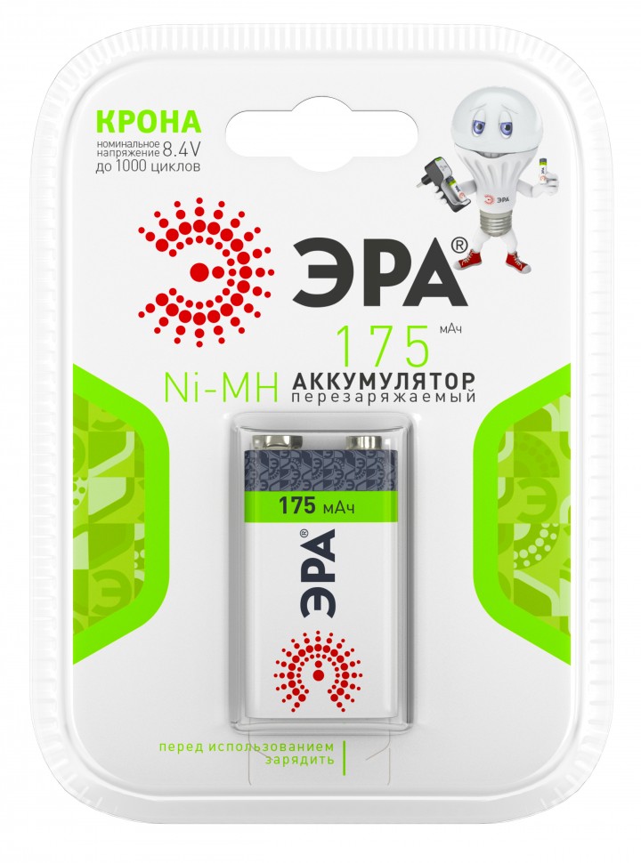 ЭРА 9V-1BL 175mAh