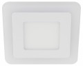 LED 4-6 BL Светильник ЭРА светодиодный квадратный c cиней подсветкой LED 6W 220V 4000K