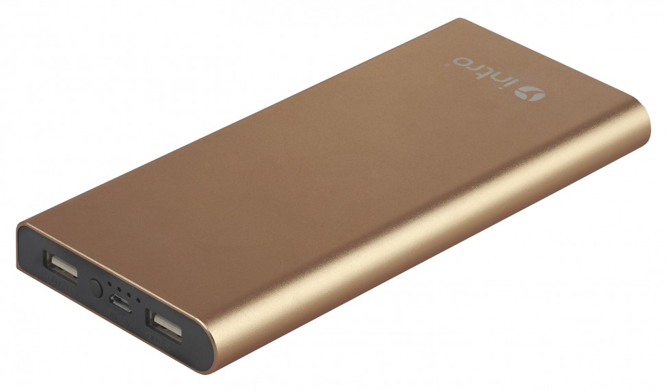 PB10 USB зарядки_25 Intro Power Bank 10 000 mAh, Gold