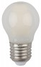 Лампочка светодиодная ЭРА F-LED P45-9w-840-E27 frost E27 / Е27 9Вт филамент шар матовый нейтральный белый свет