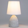 Настольная лампа Rivoli Debora 7045-501 1 * Е14 40 Вт керамика зеленая с абажуром
