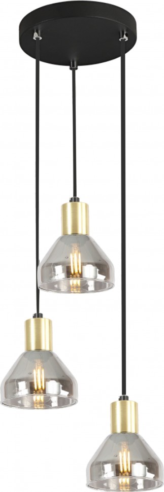 Светильник подвесной (подвес) Rivoli Kassandra 3118-203 3 х Е14 40 Вт модерн потолочный