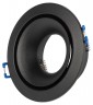 Встраиваемый светильник алюминиевый ЭРА KL100 BK MR16 GU5.3 черный