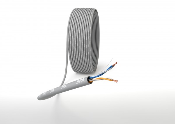 Кабель витая пара ЭРА SIMPLE U/UTP 2x2x24AWG Cat5e CU PVC 305м