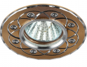 KL40 SL/GD/1 Светильник ЭРА Светильник ЭРА литой алюминевый MR16,12V/220V, 50W золото/серебро (