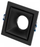 Встраиваемый светильник алюминиевый ЭРА KL101 BK MR16 GU5.3 черный
