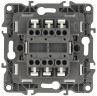 12-1106-05 ЭРА Переключатель двойной, 10АХ-250В, IP20, Эра12, антрацит