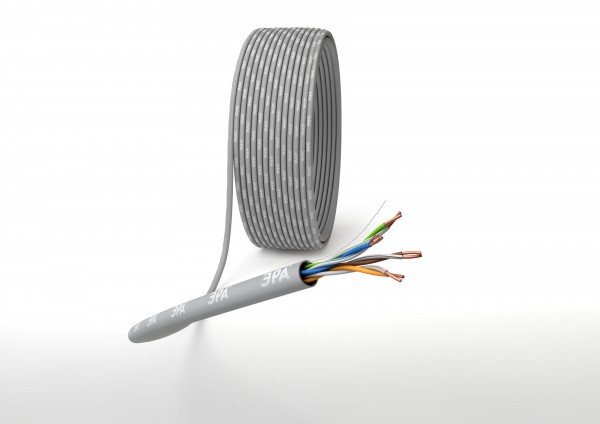 Кабель витая пара ЭРА SIMPLE U/UTP 4x2x24AWG Cat5e CU PVC 305м
