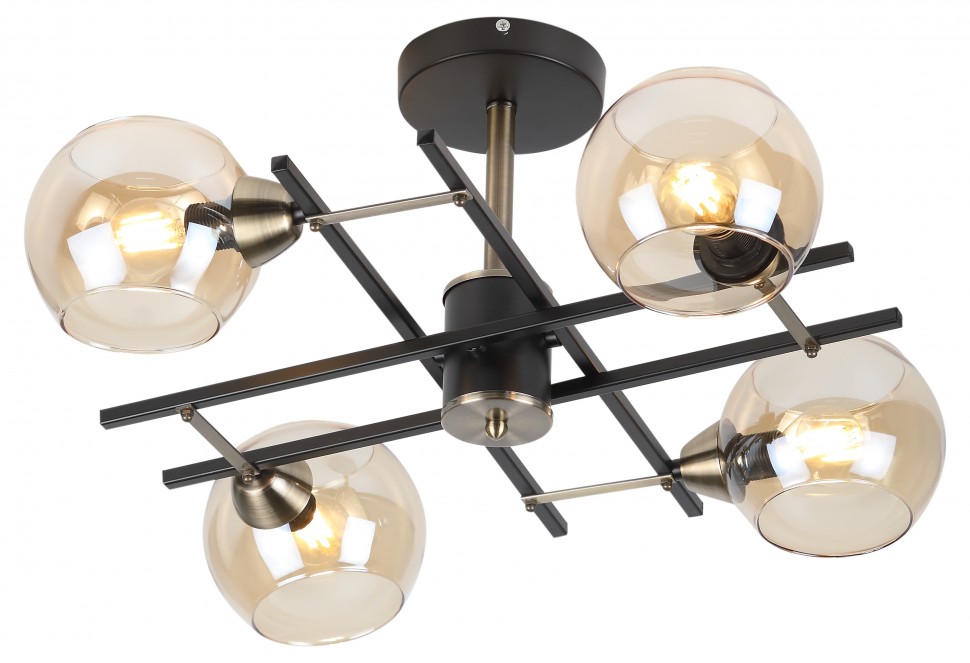 Люстра Rivoli Hannelore 3109-304 4 * Е14 40 Вт модерн