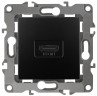 12-3114-05 ЭРА Розетка HDMI, IP20, Эра12, антрацит