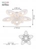 Люстра Rivoli Bocciolo 6008-110 светодиодная 115 Вт LED 3000K модерн